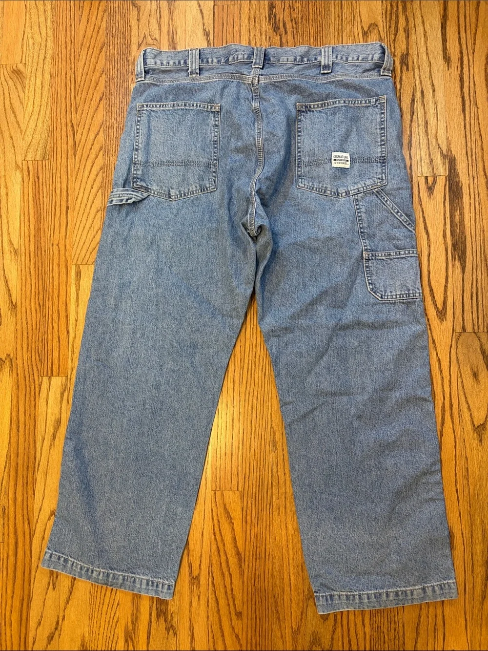 Levi Strauss Signature Edition Carpenter Jeans 40X30 Grunge Cargo Skater Baggy